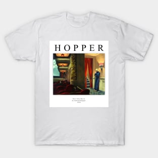 High Resolution Edward Hopper Painting New York Movie 1939 T-Shirt